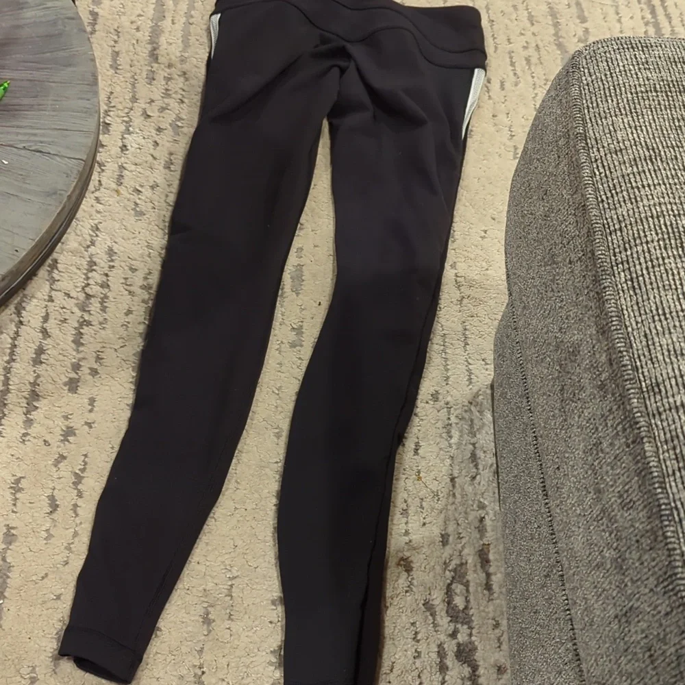 Lululemon high times Pant Wing Mesh full on Luon black - Picture 7 of 7